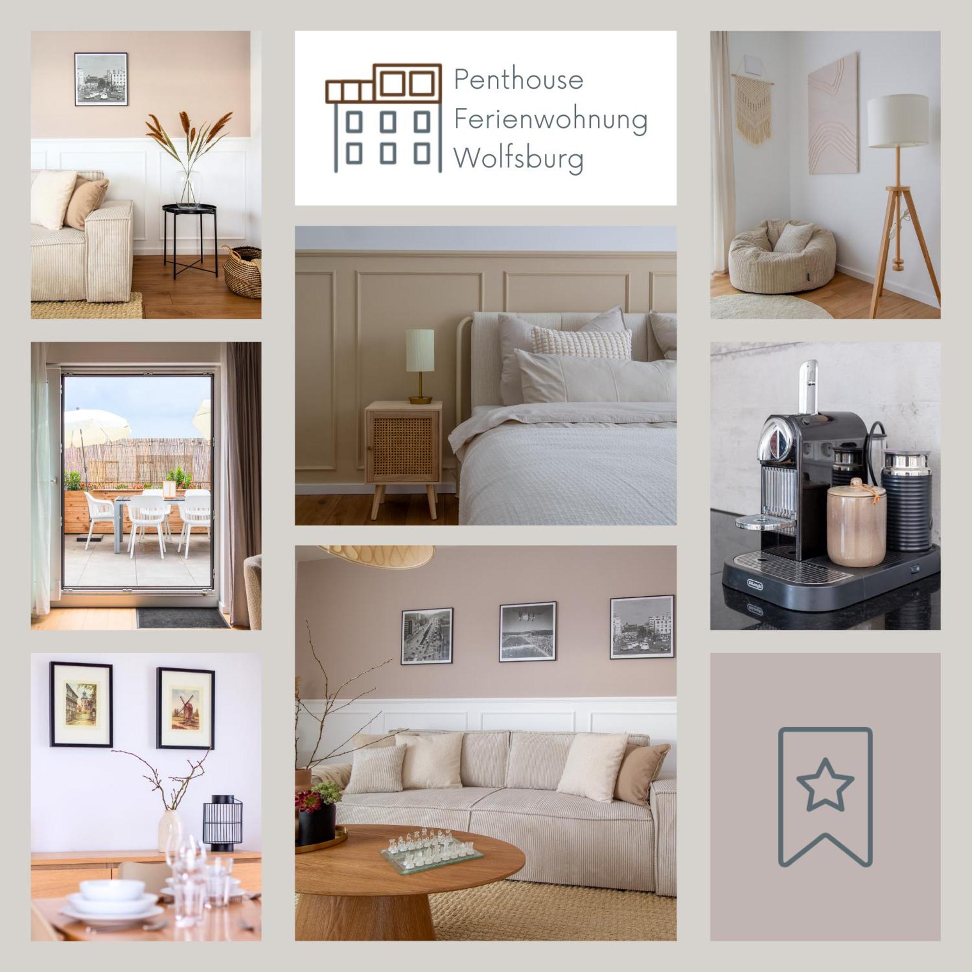 Penthouse-Ferienwohnung Wolfsburg Eksteriør bilde